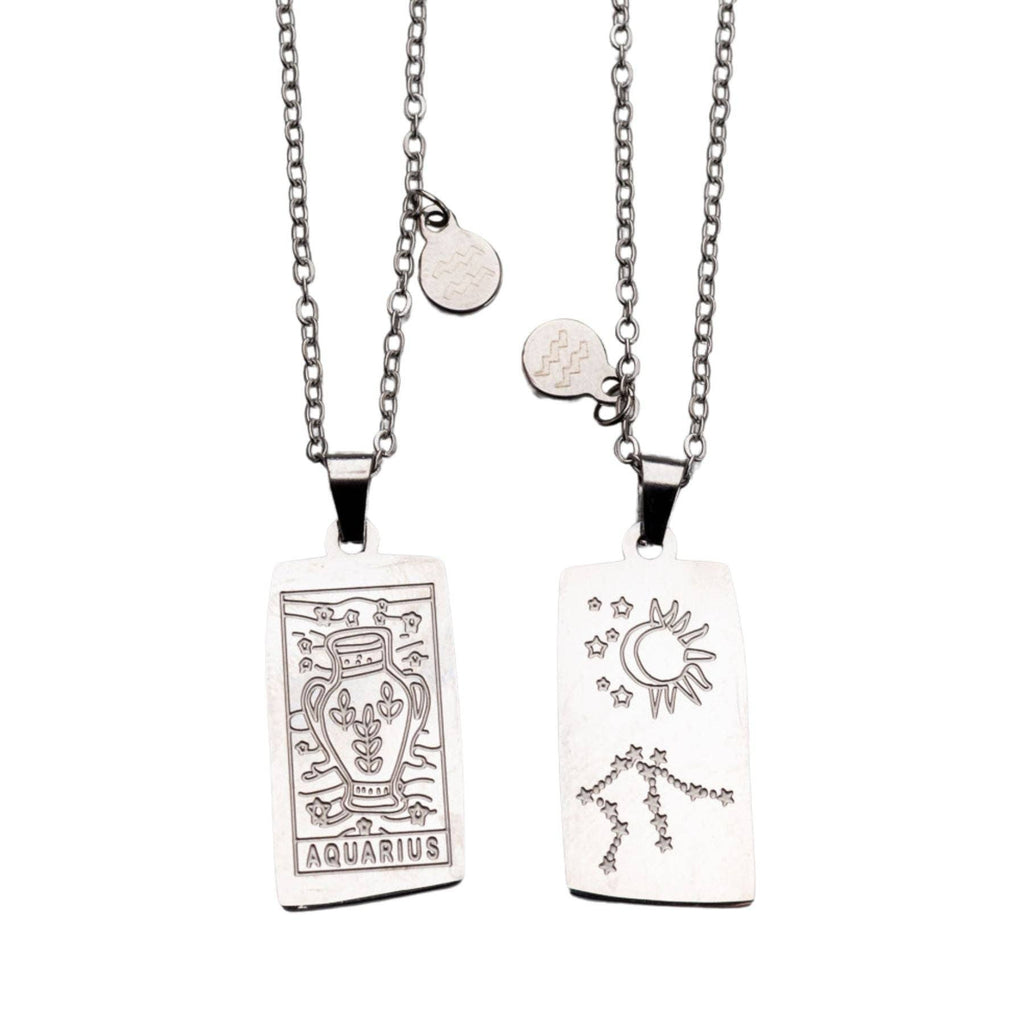 Zodiac Tarot Card & Astrology Necklace