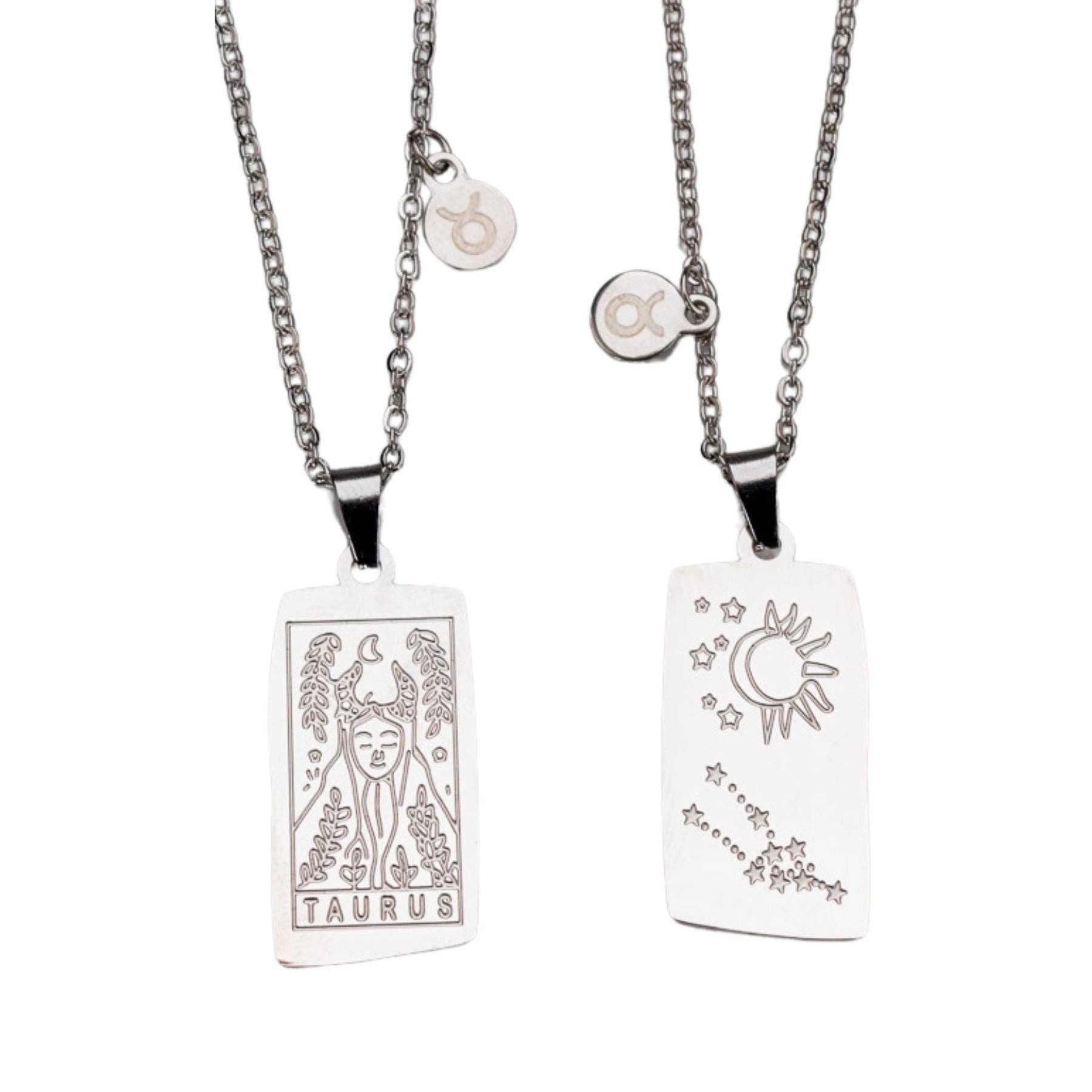 Zodiac Tarot Card & Astrology Necklace