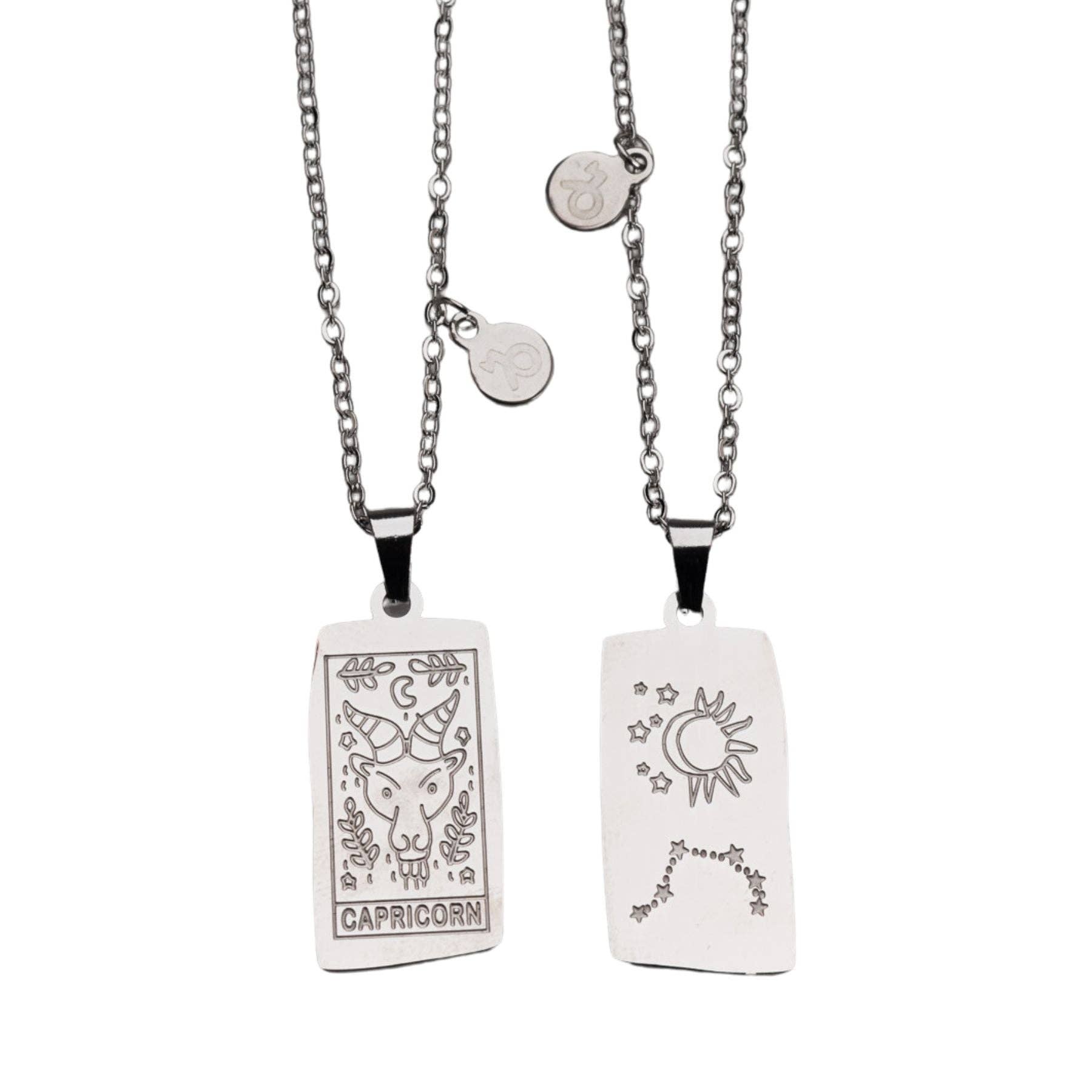 Zodiac Tarot Card & Astrology Necklace