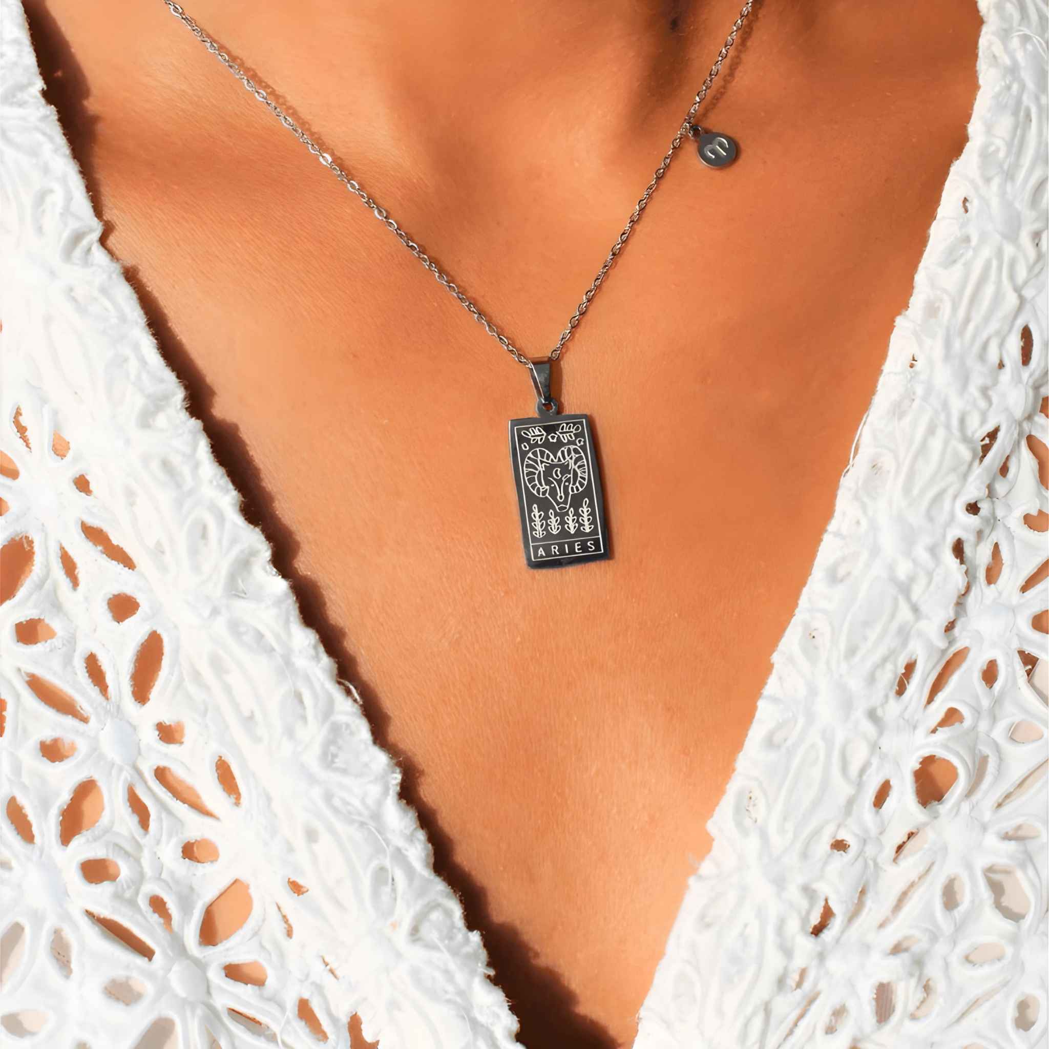 Zodiac Tarot Card & Astrology Necklace