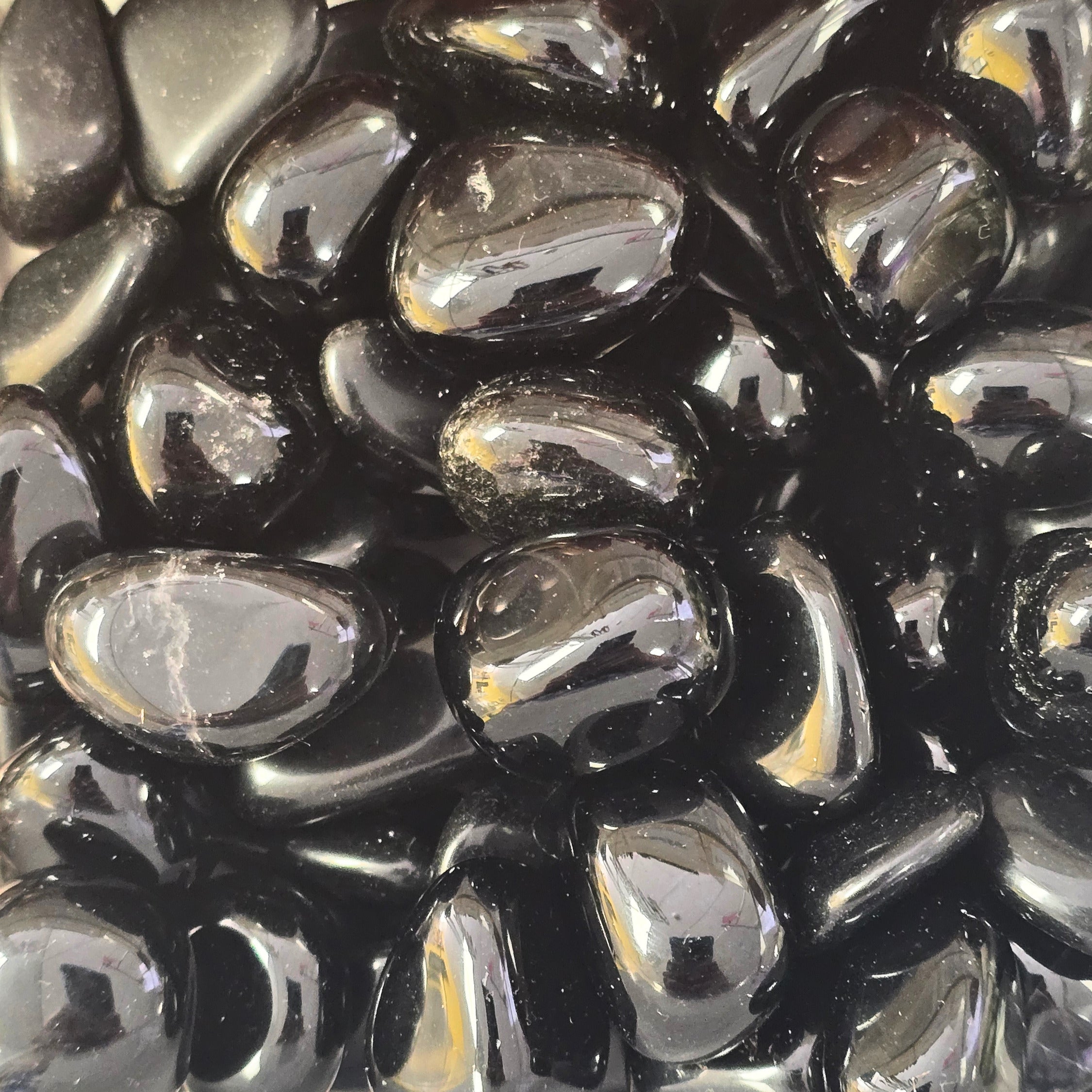 Black Obsidian Tumbled