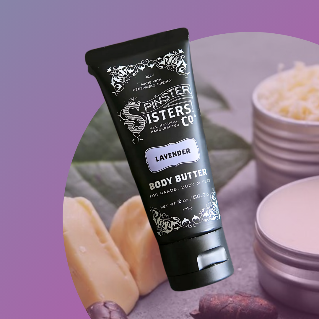 Spinster Sisters Shea Body Butter Lotion:   Oatmeal, Milk & Honey