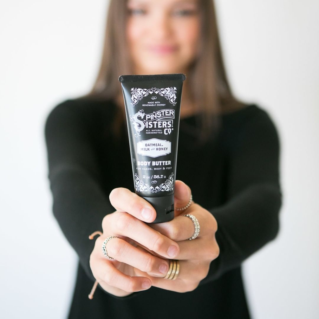 Spinster Sisters Shea Body Butter Lotion: Lemongrass Sage