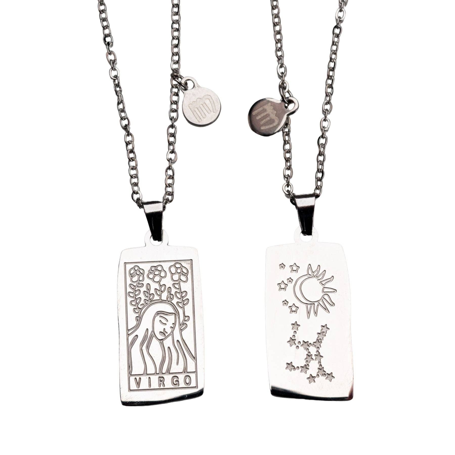 Zodiac Tarot Card & Astrology Necklace