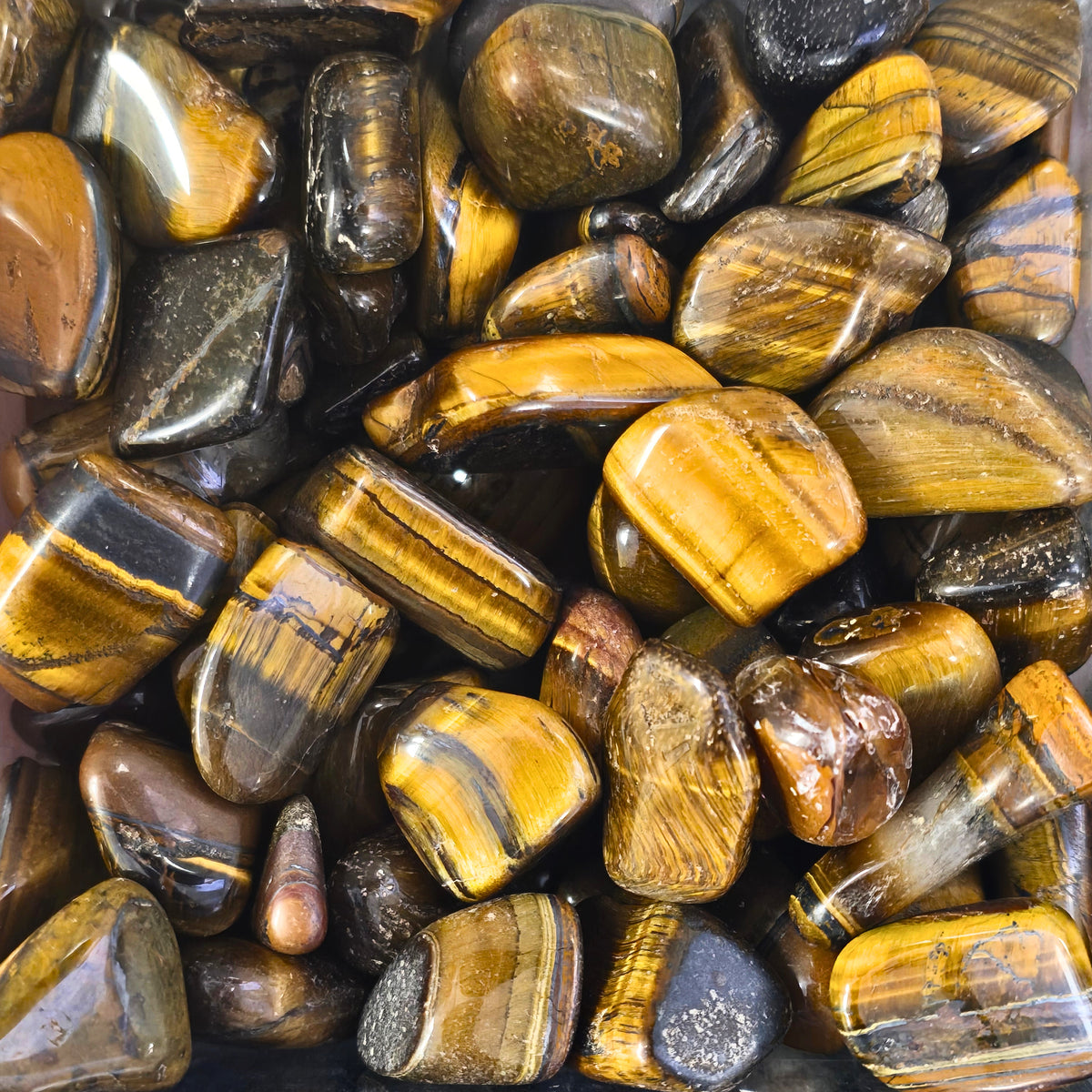 Tiger's Eye Tumbled Crystal