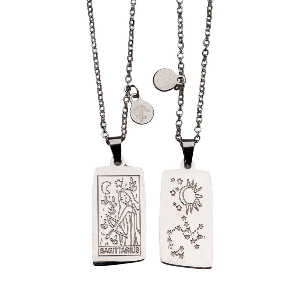 Zodiac Tarot Card & Astrology Necklace