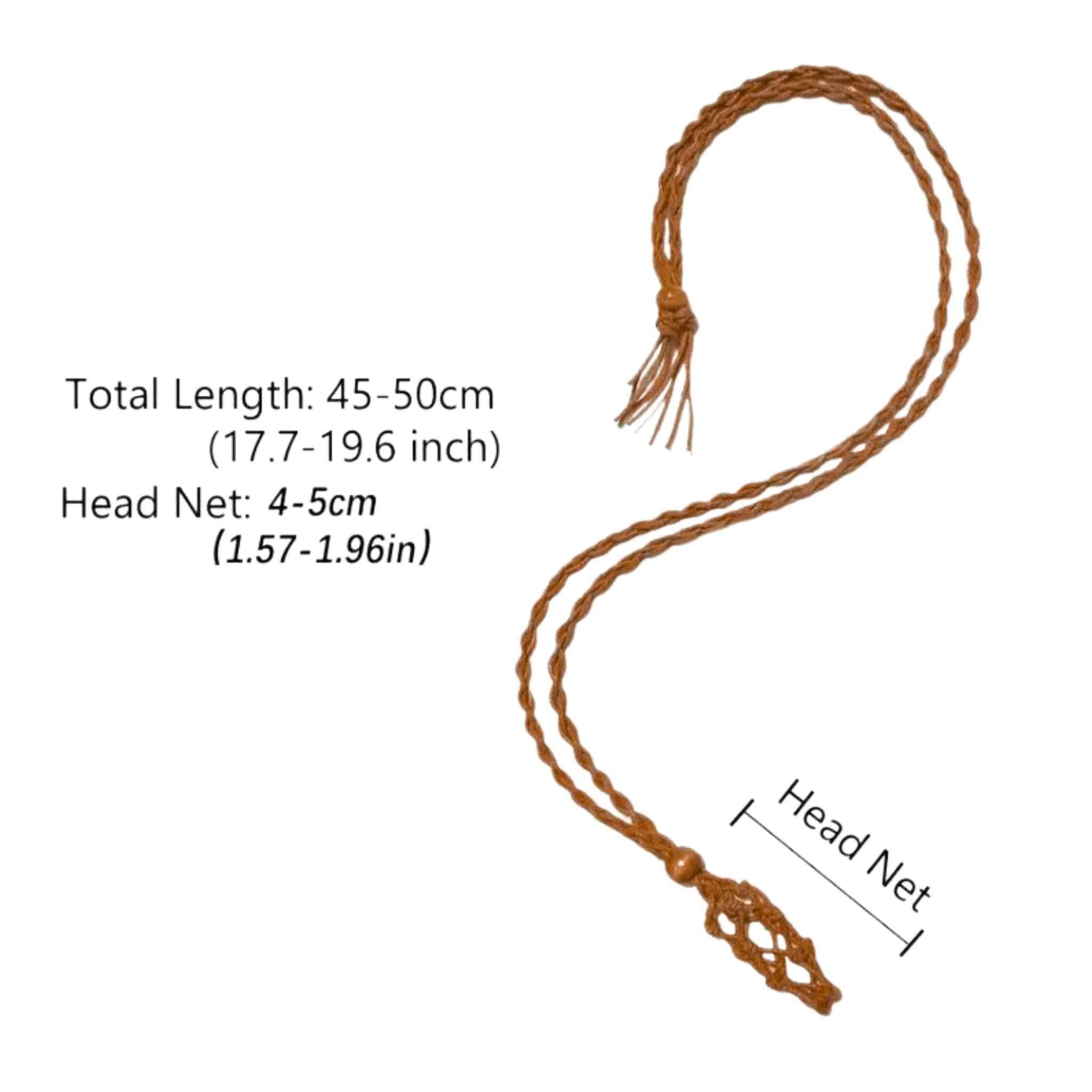 Adjustable Macrame Crystal Holder Necklace.: Beige