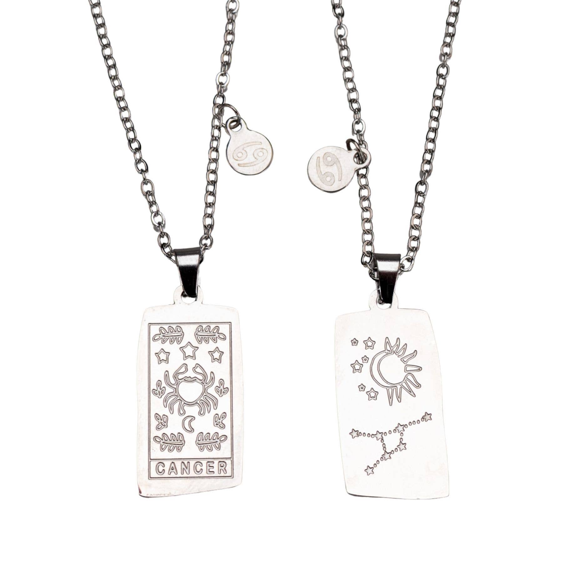 Zodiac Tarot Card & Astrology Necklace