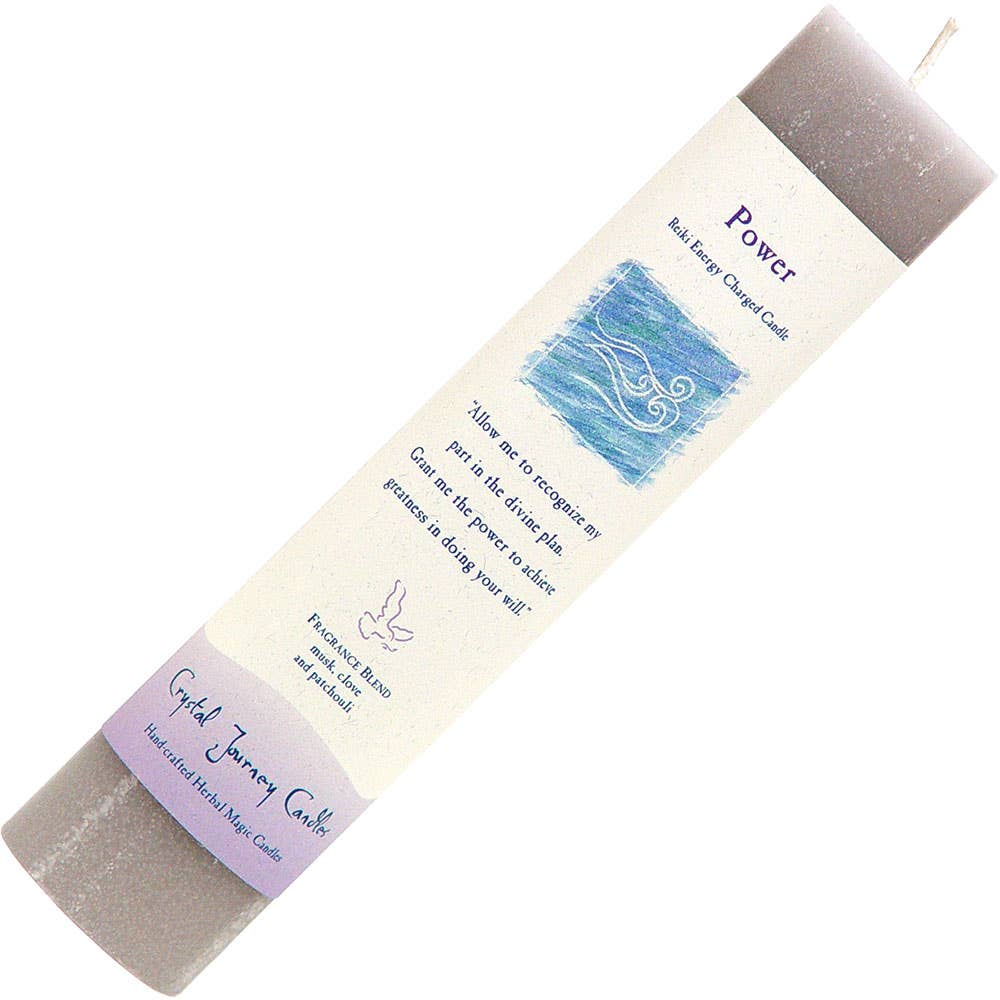Crystal Journey Pillar Candle