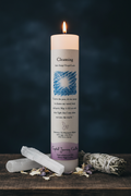 Crystal Journey Pillar Candle – Cleansing