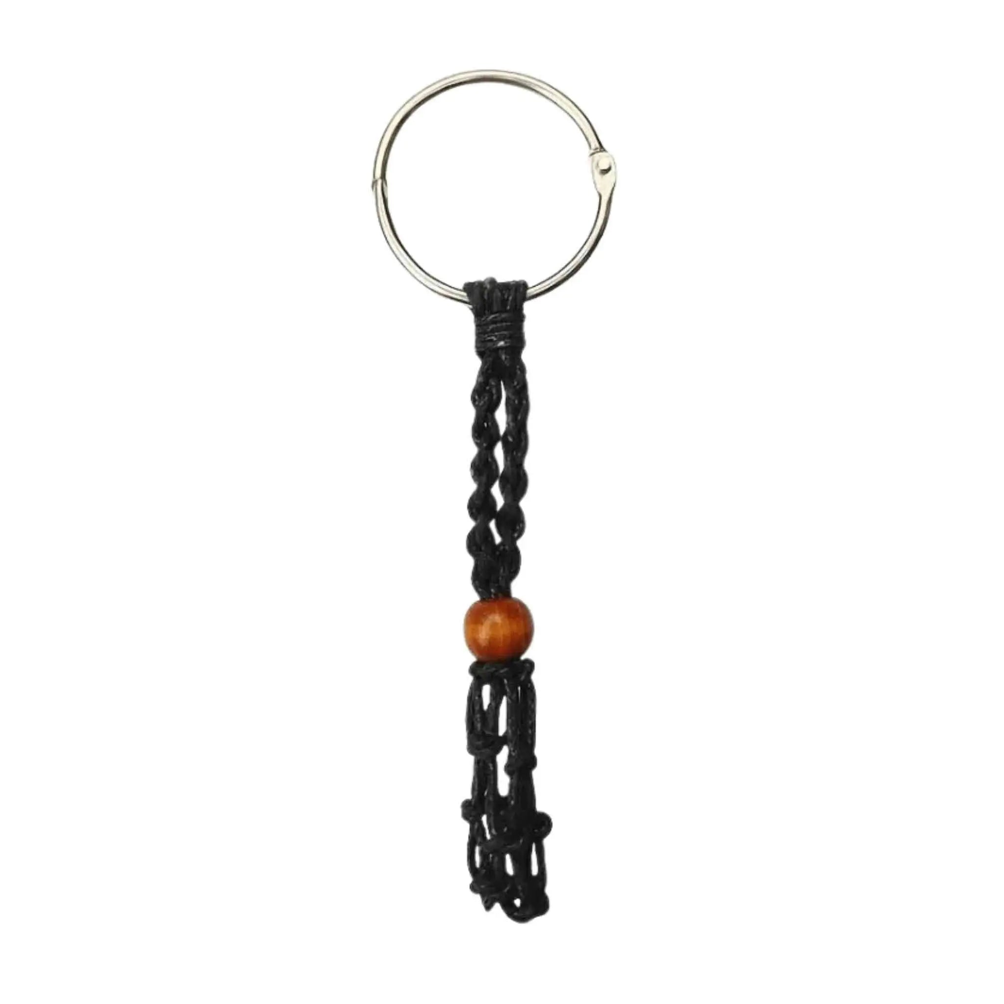 Adjustable Macrame Crystal Holder Keychain Down To Earth