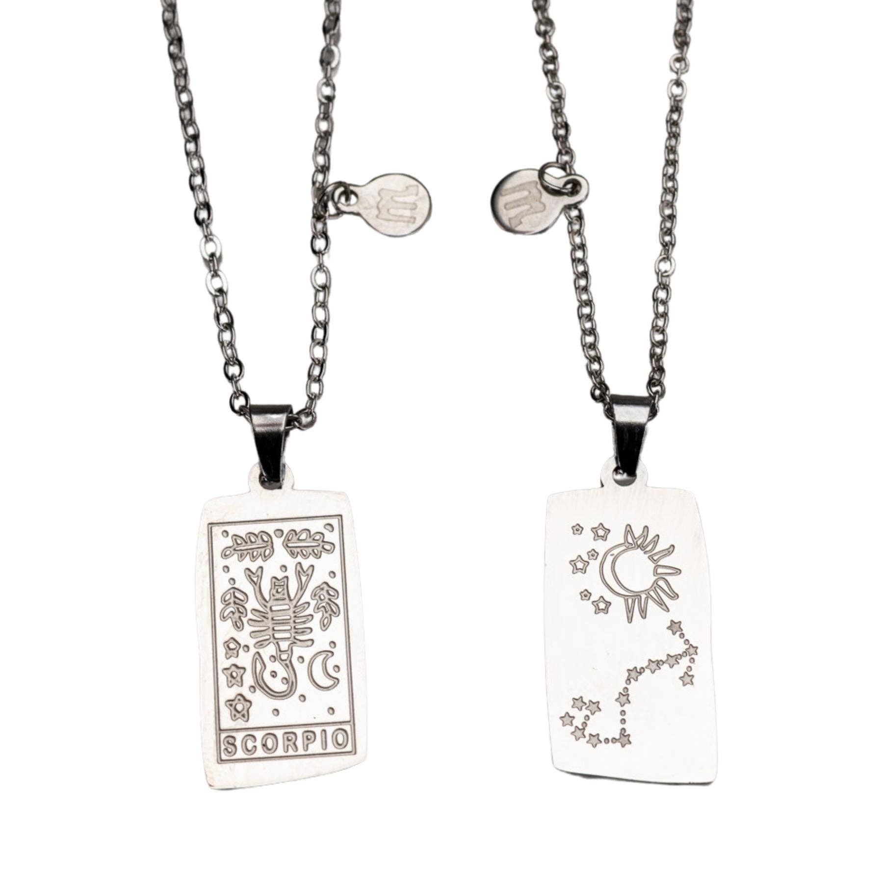 Zodiac Tarot Card & Astrology Necklace