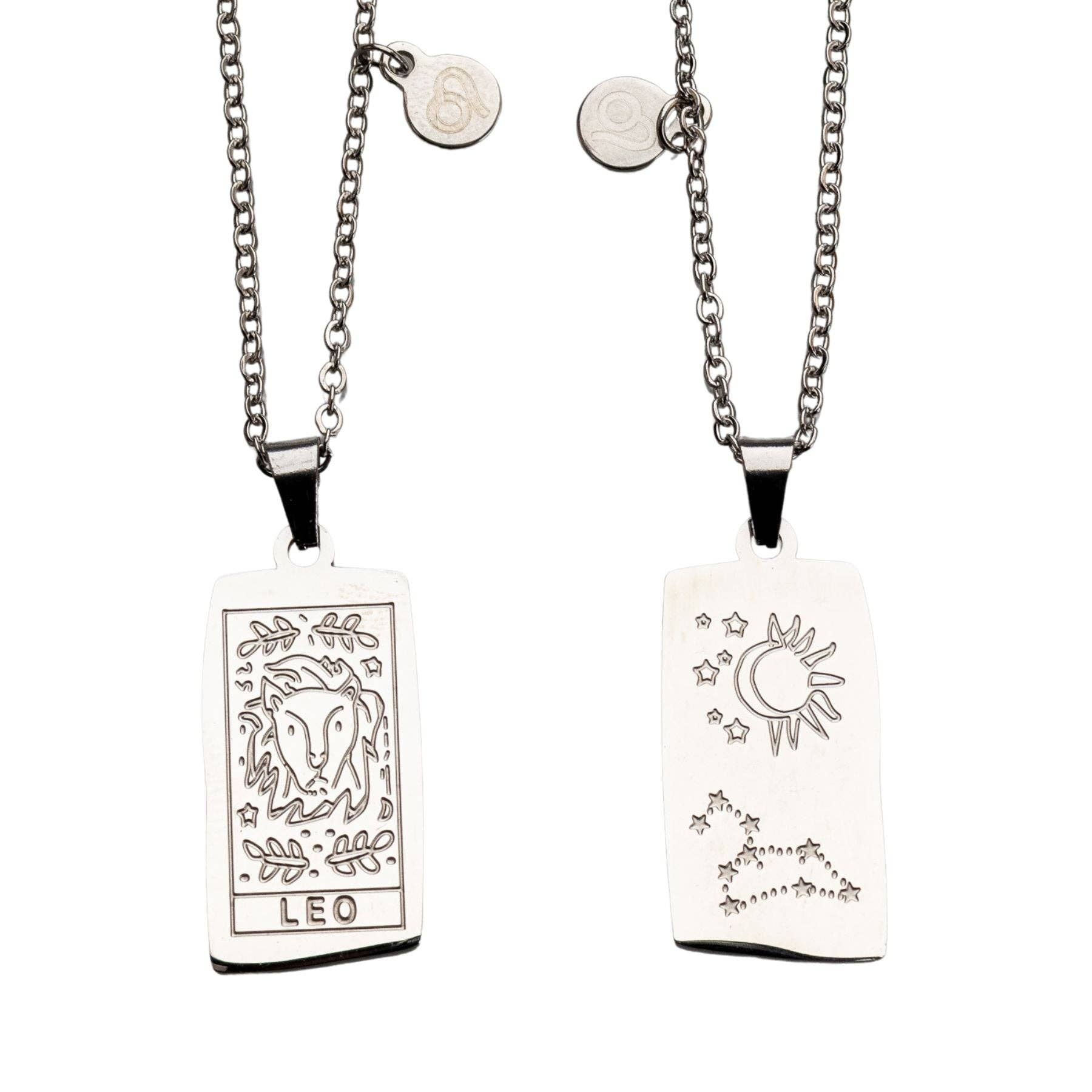 Zodiac Tarot Card & Astrology Necklace